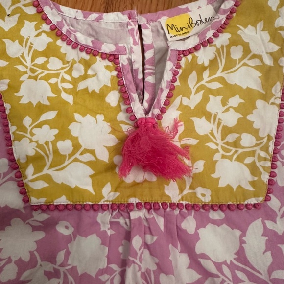 Mini Boden Floral Boho Cotton Dress Size 11-12yr #j6 - Picture 7 of 9
